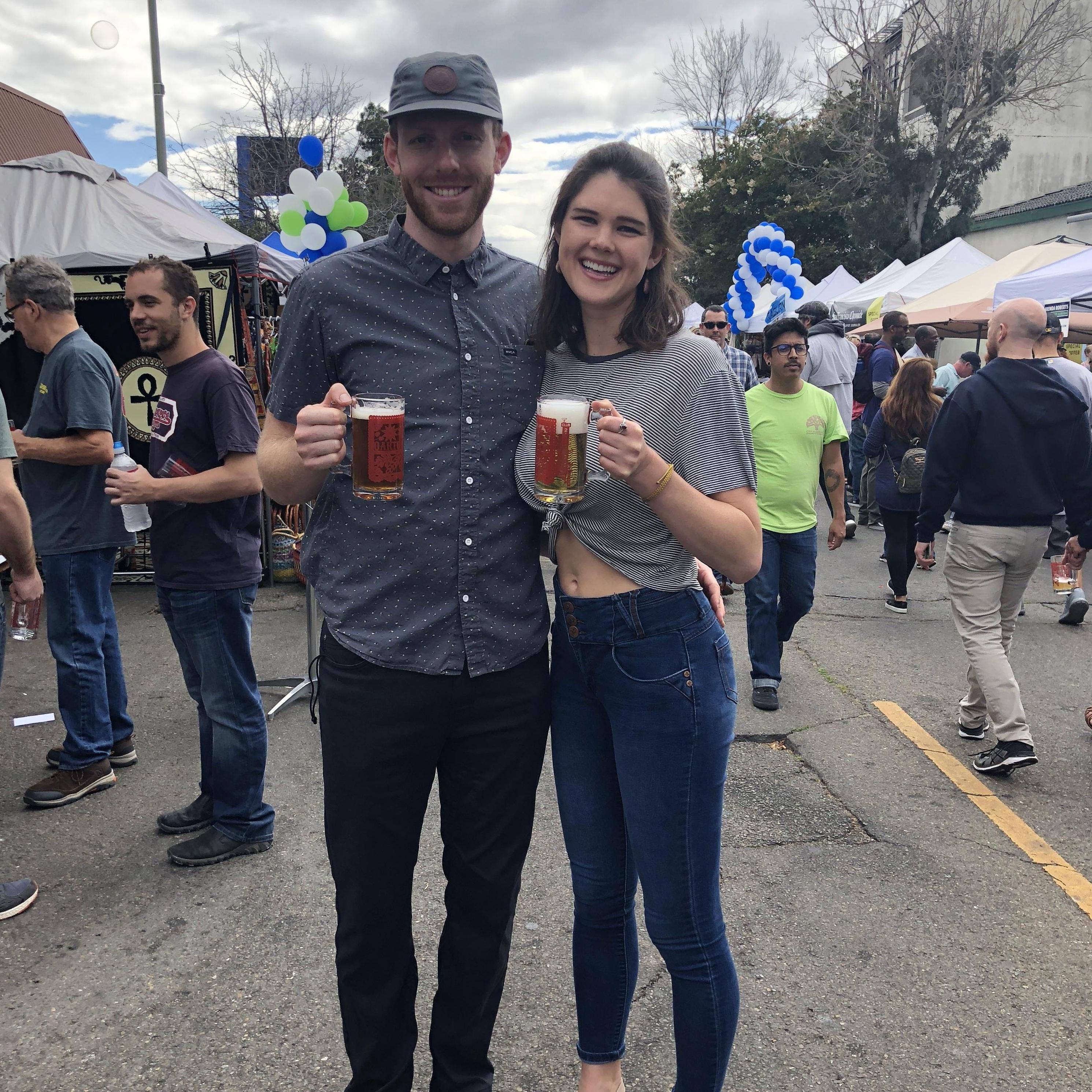 "Oaktoberfest" 2018, in the Dimond District of Oakland - Cary and Cora's old neighborhood.