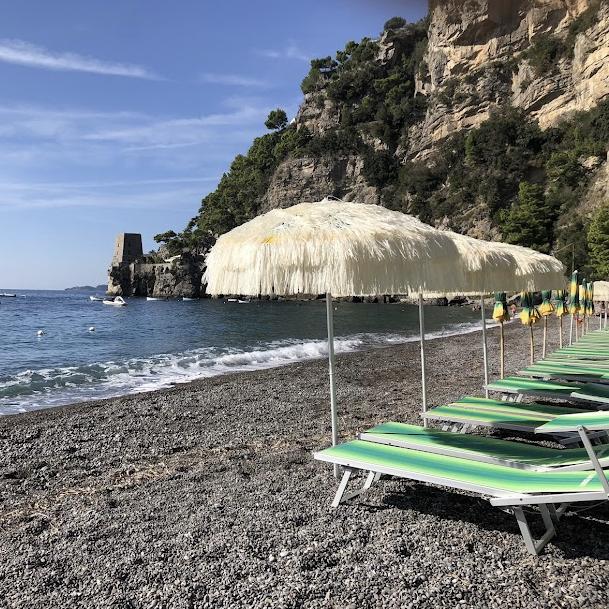 2 chairs at Da Ferdinando Beach Club, Positano
