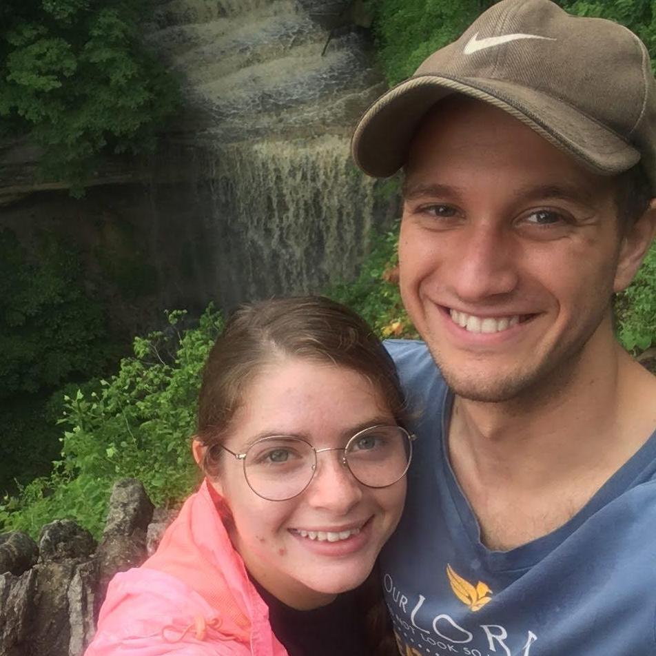 A hike at Clifty Falls State Park, June 2020.