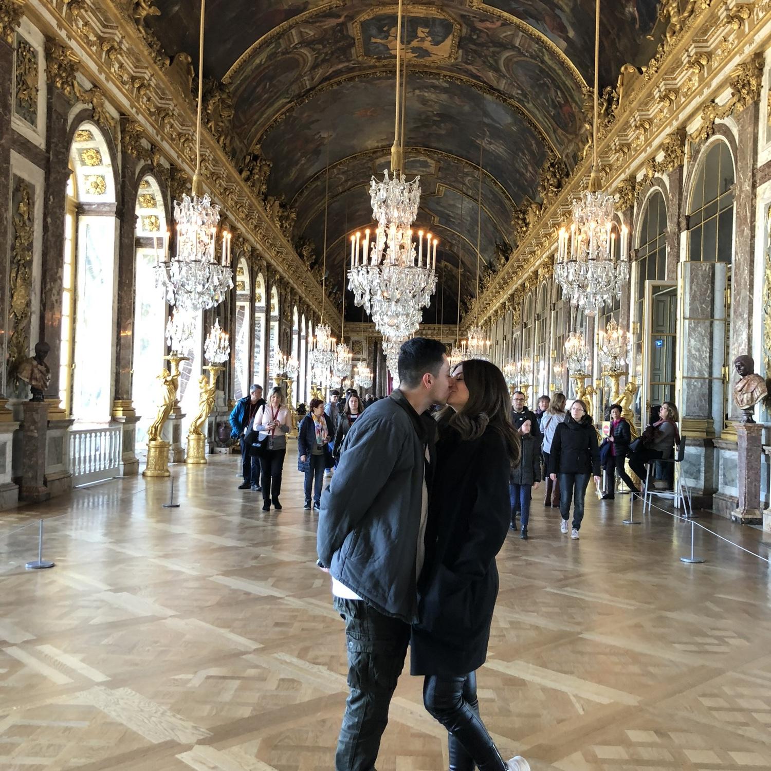 When I found my travel partner.  Palace of Versailles 2020.