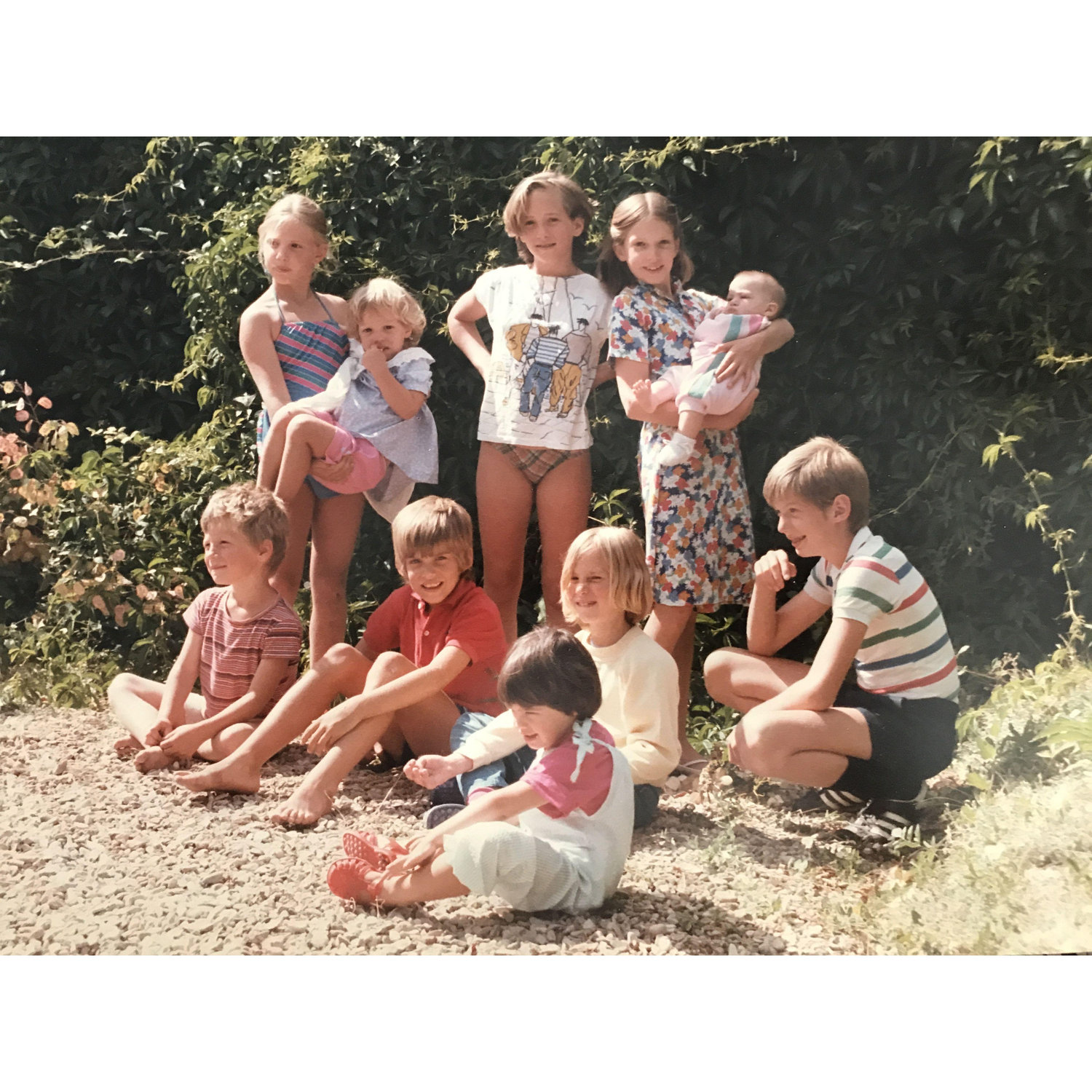 The across-the-pond cousins, circa 1984