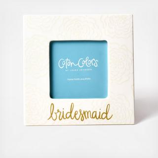 Floral Bridesmaid Square Frame