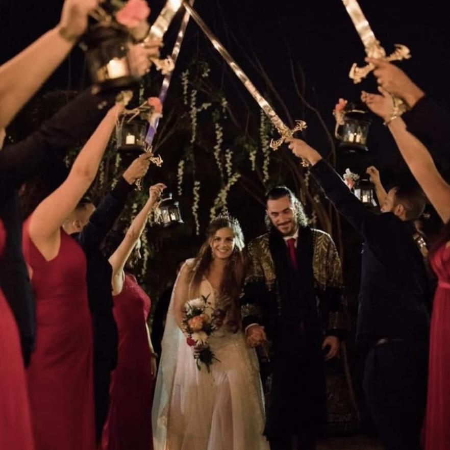 Handfasting protection ritual.