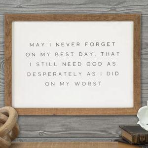 I Still Need God Wood Wall Decor | Hobby Lobby | 2565687
