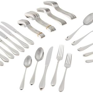 Lenox Gorham Studio Stainless 45 Piece Set-service for 8 & 5 Serving Pieces