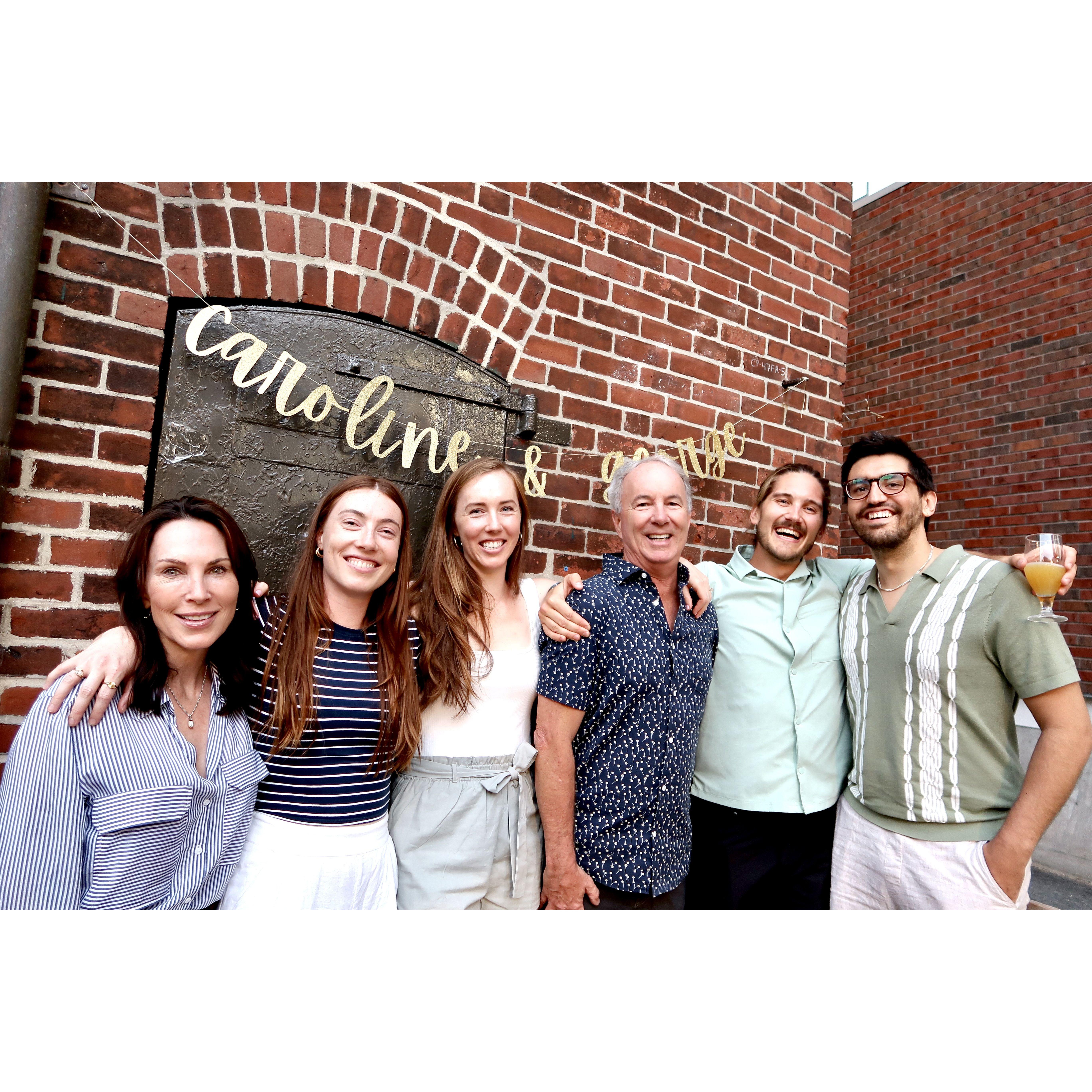 Engagement party at Trillium Brewing Co, Boston MA. Summer 2022.