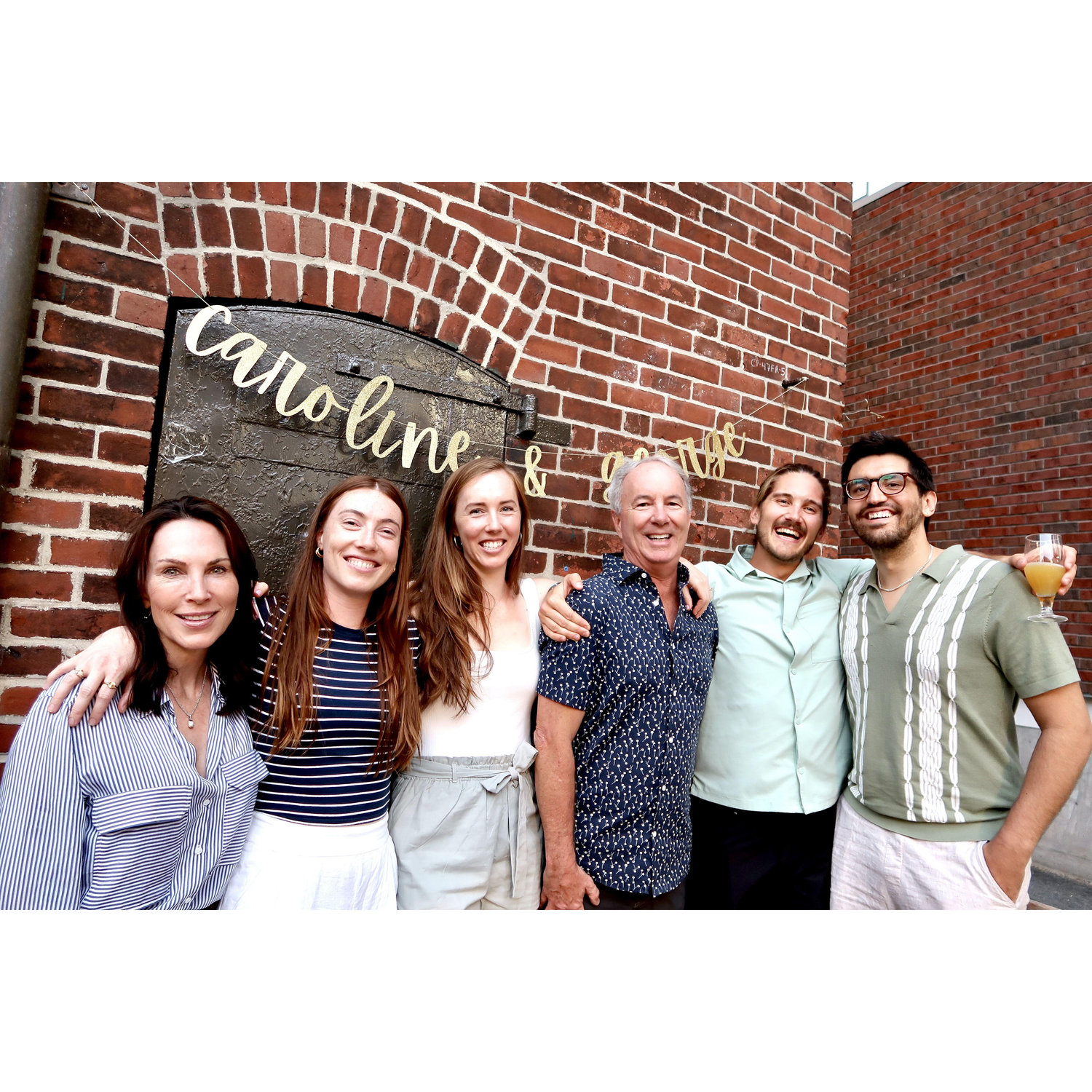 Engagement party at Trillium Brewing Co, Boston MA. Summer 2022.