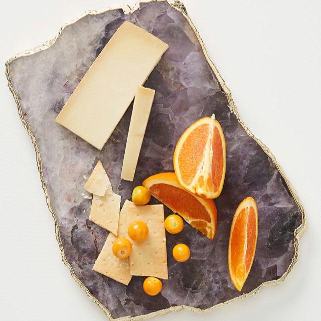 Agate Cheese Board - Amethyst