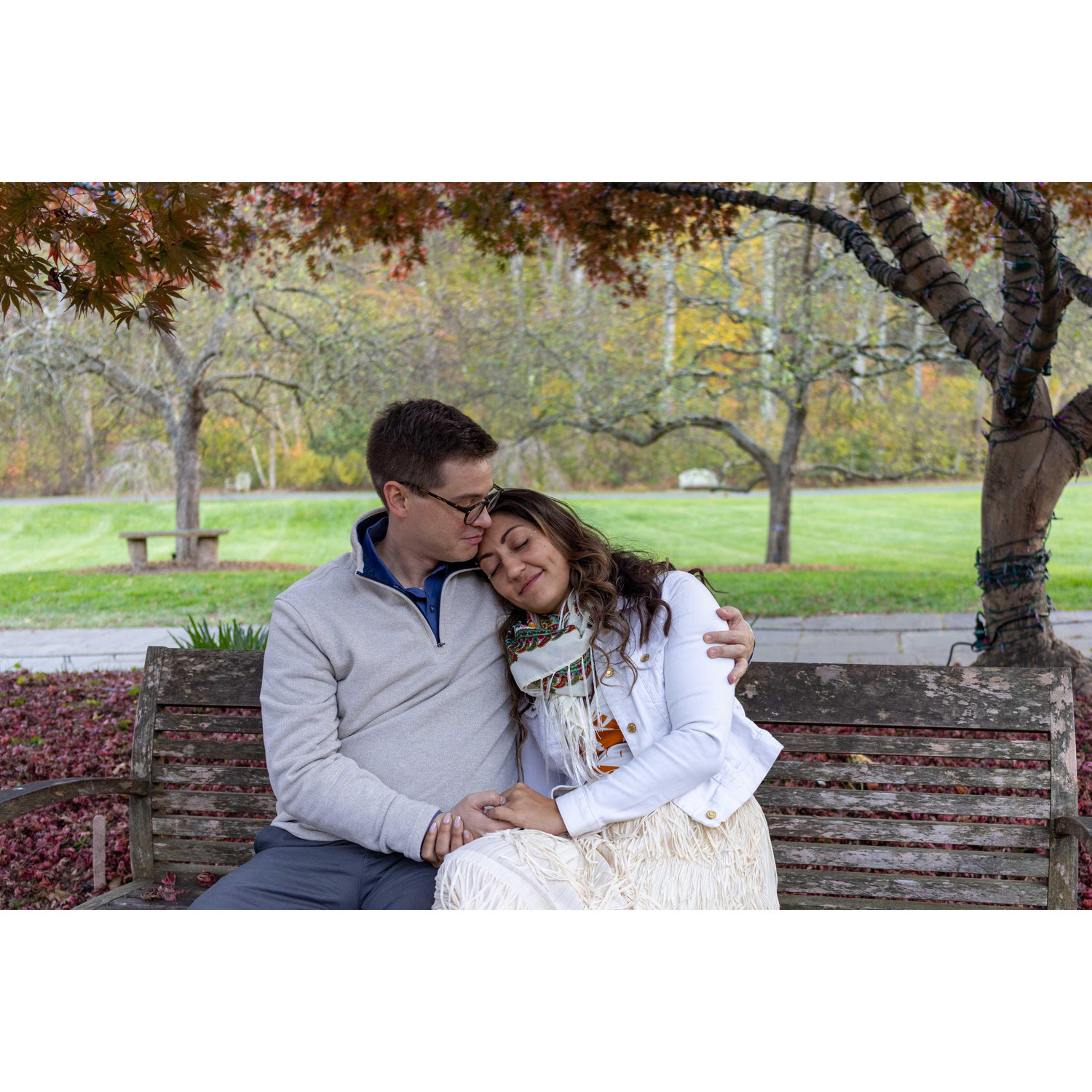 Engagement shoot at Brookside gardens!