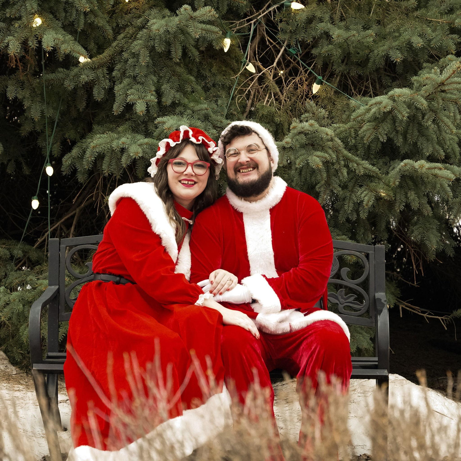 Engaged at the holidays