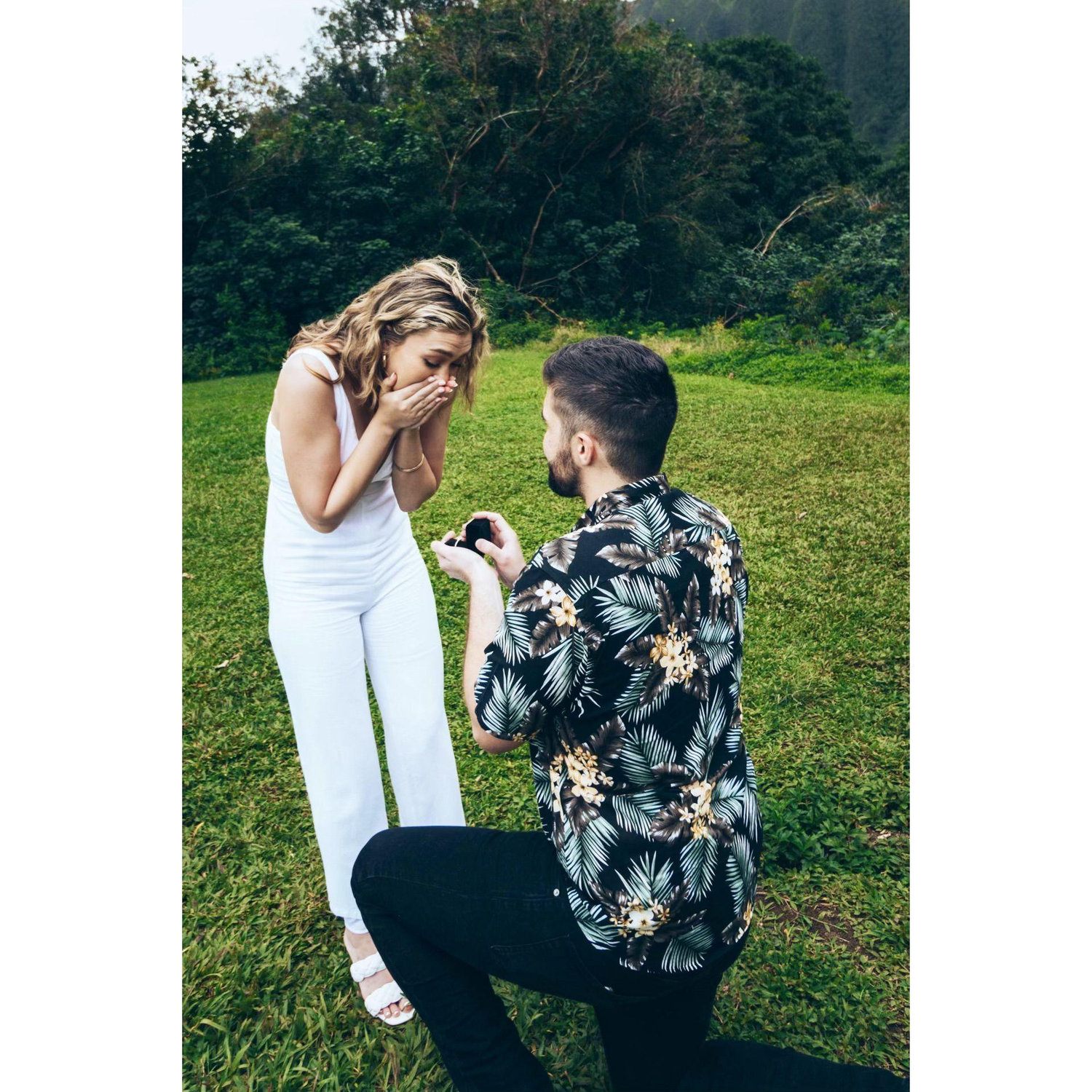 Engagement at the Ho'omaluhia Botanical Garden in Kaneohe, Oahu, Hawai'i - April 2023