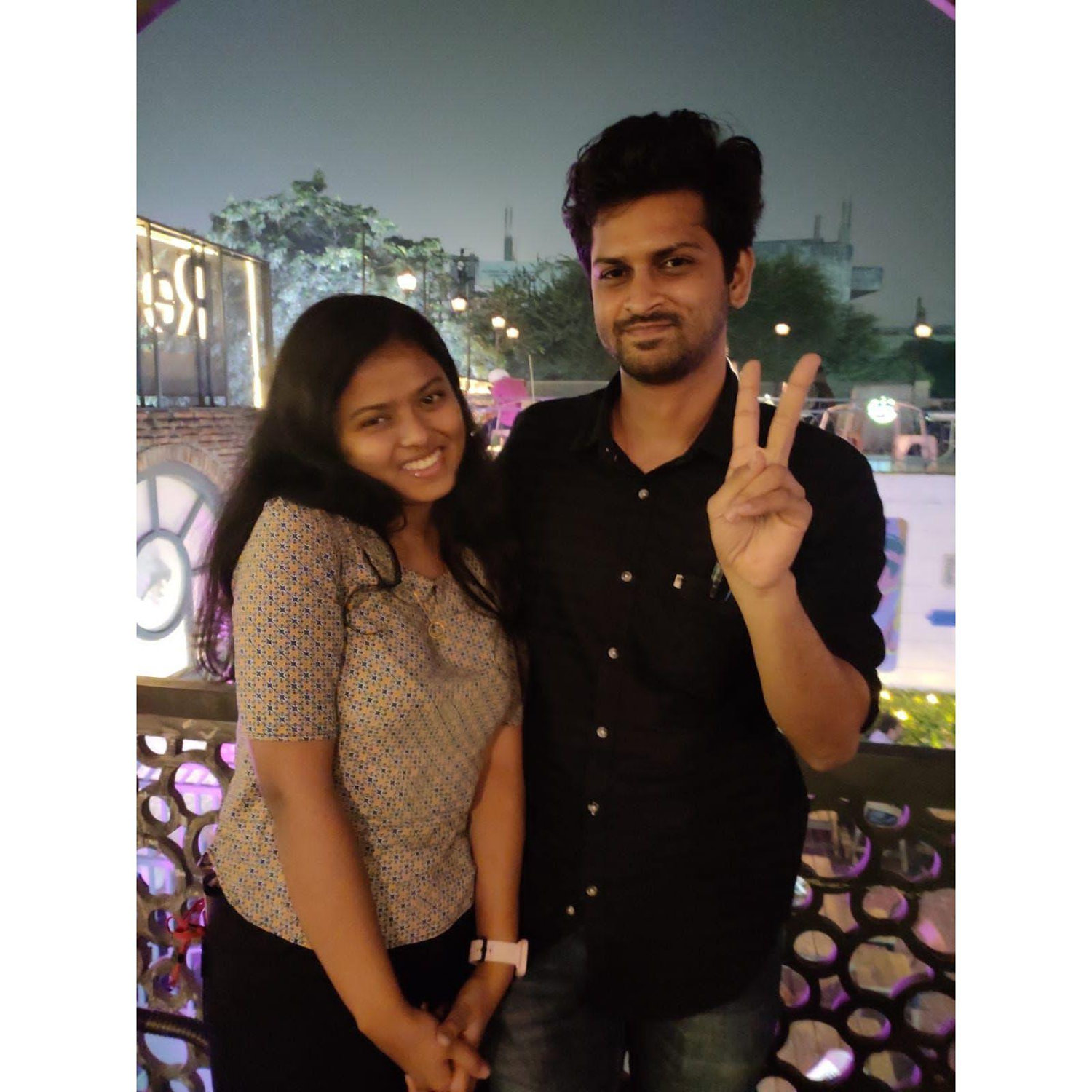 When we first met! It was one of those early days when we started our college in Indian Institute of Public Health, Delhi for masters .