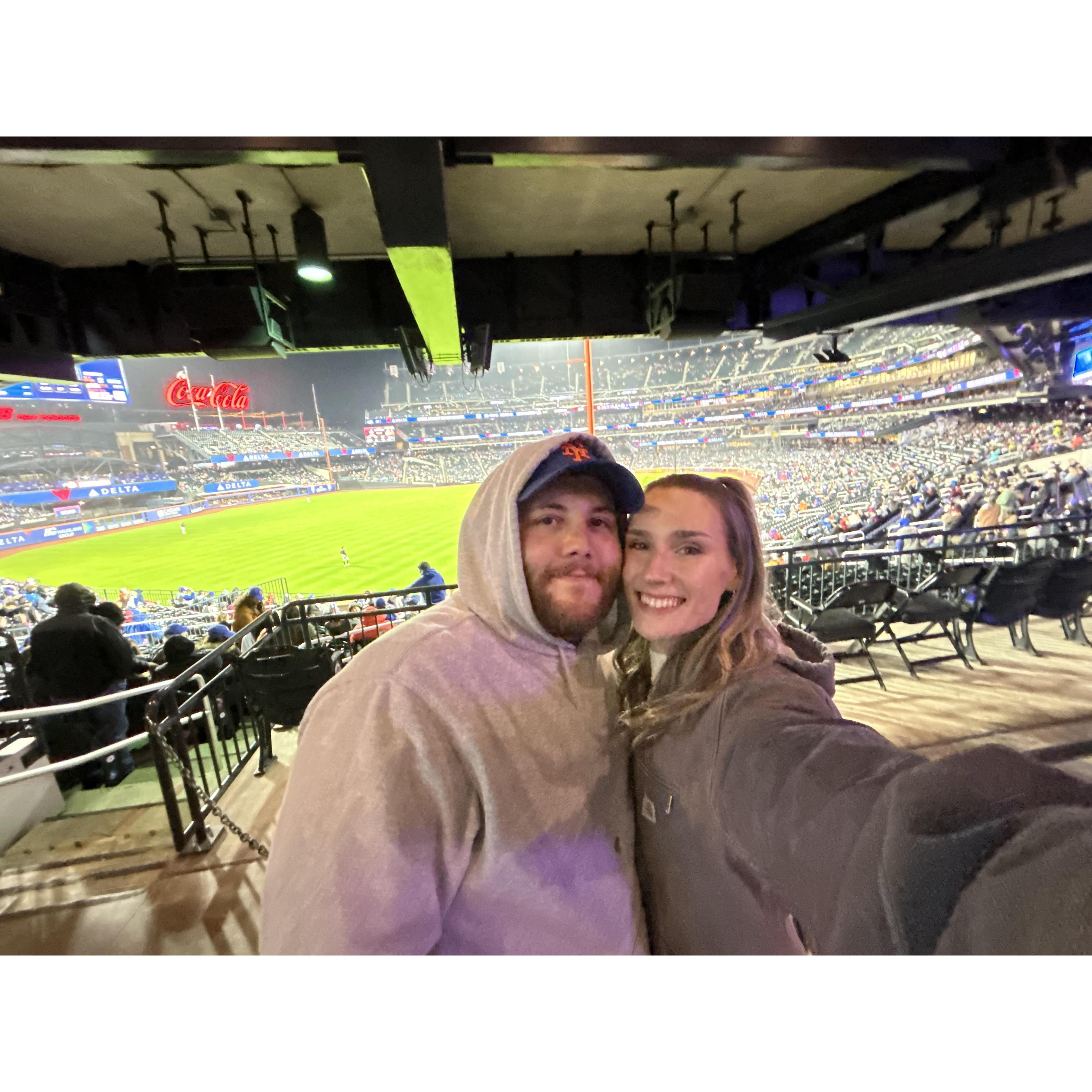 At the Mets game, 2024