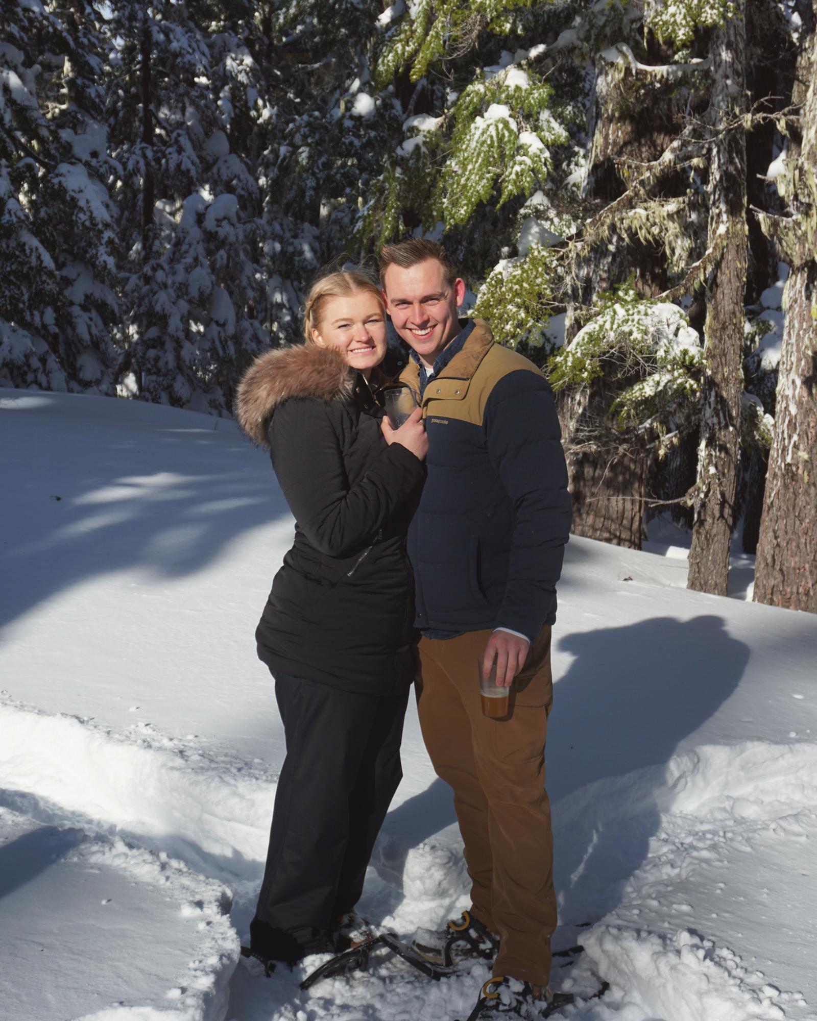 Post-Proposal Snow Shoeing Adventure
