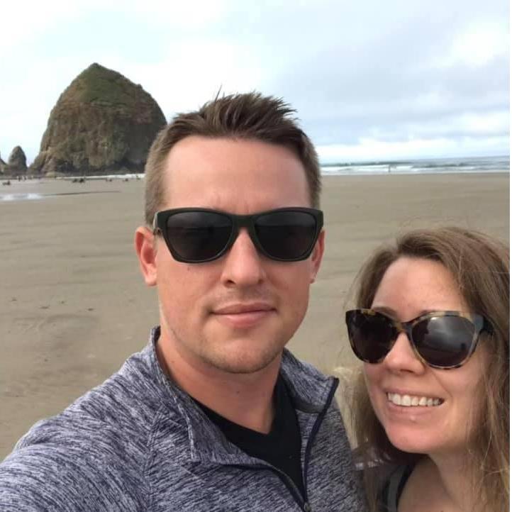 One of our happy places. Cannon Beach!
