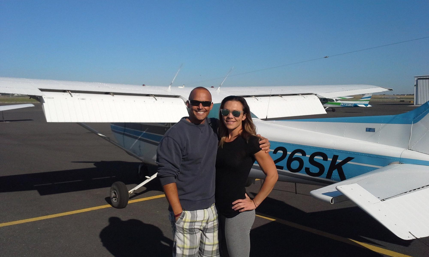 Love takes flight, one of our first dates