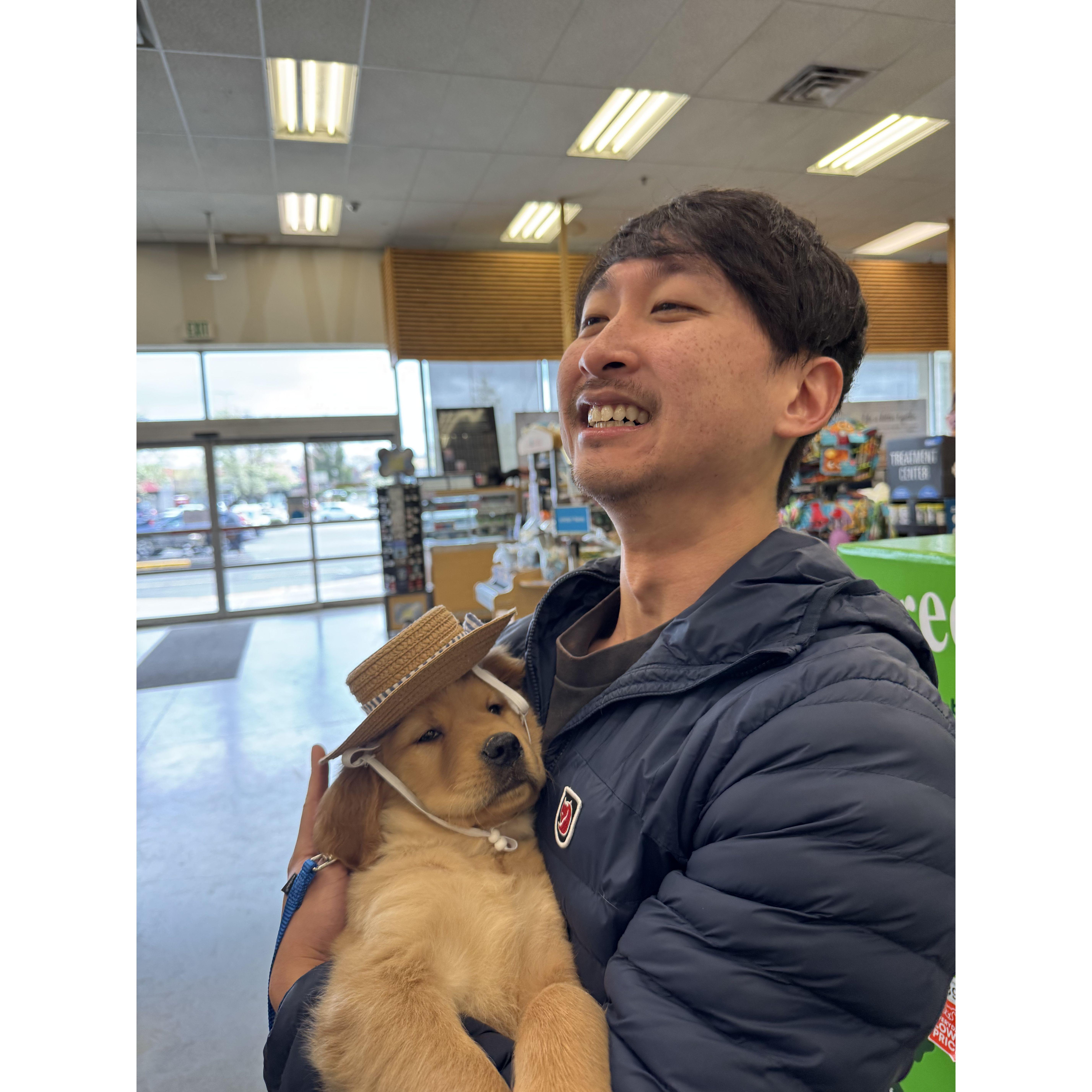 The first of many laughs from Mr. Oatmeal Raisin