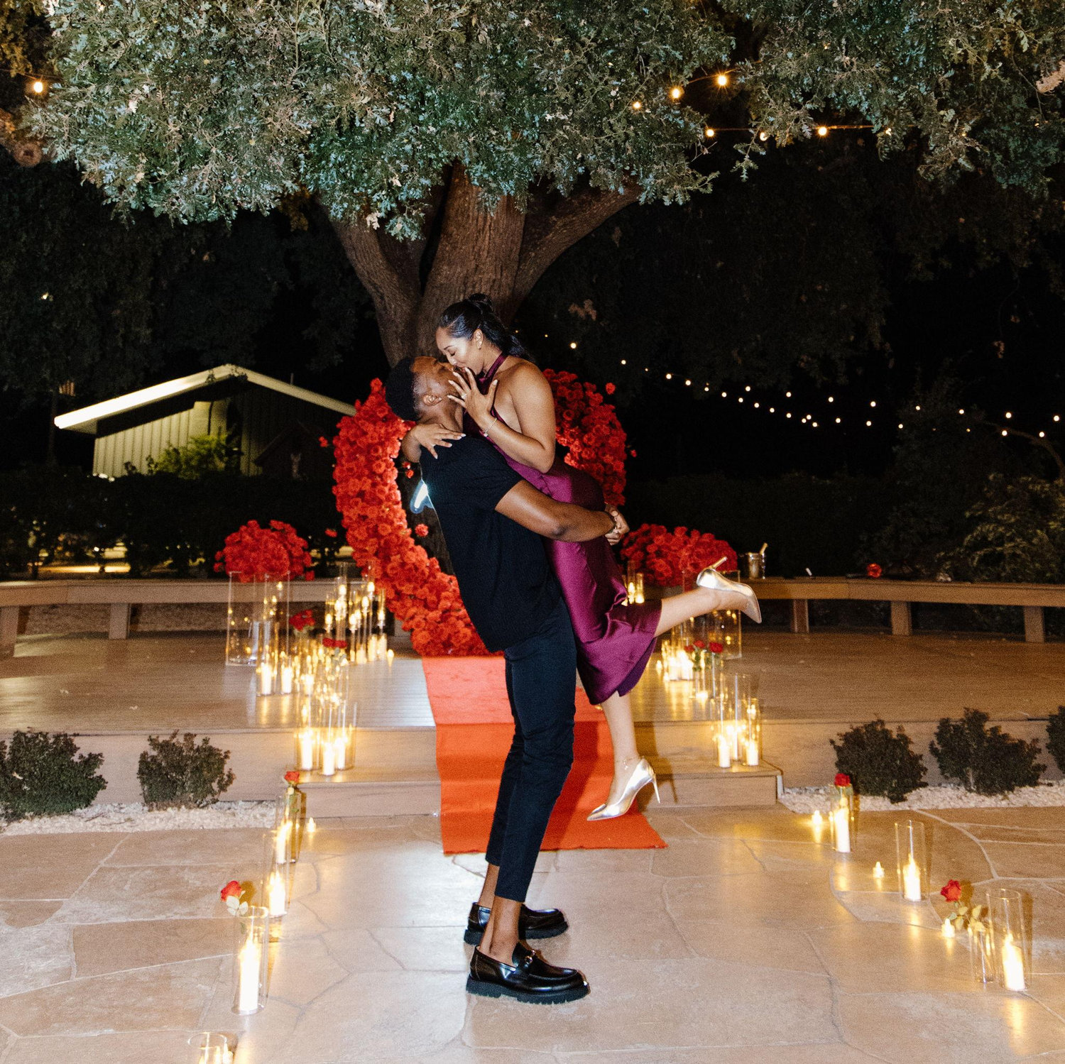 Marvin proposed to Brenna on August 15, 2025.