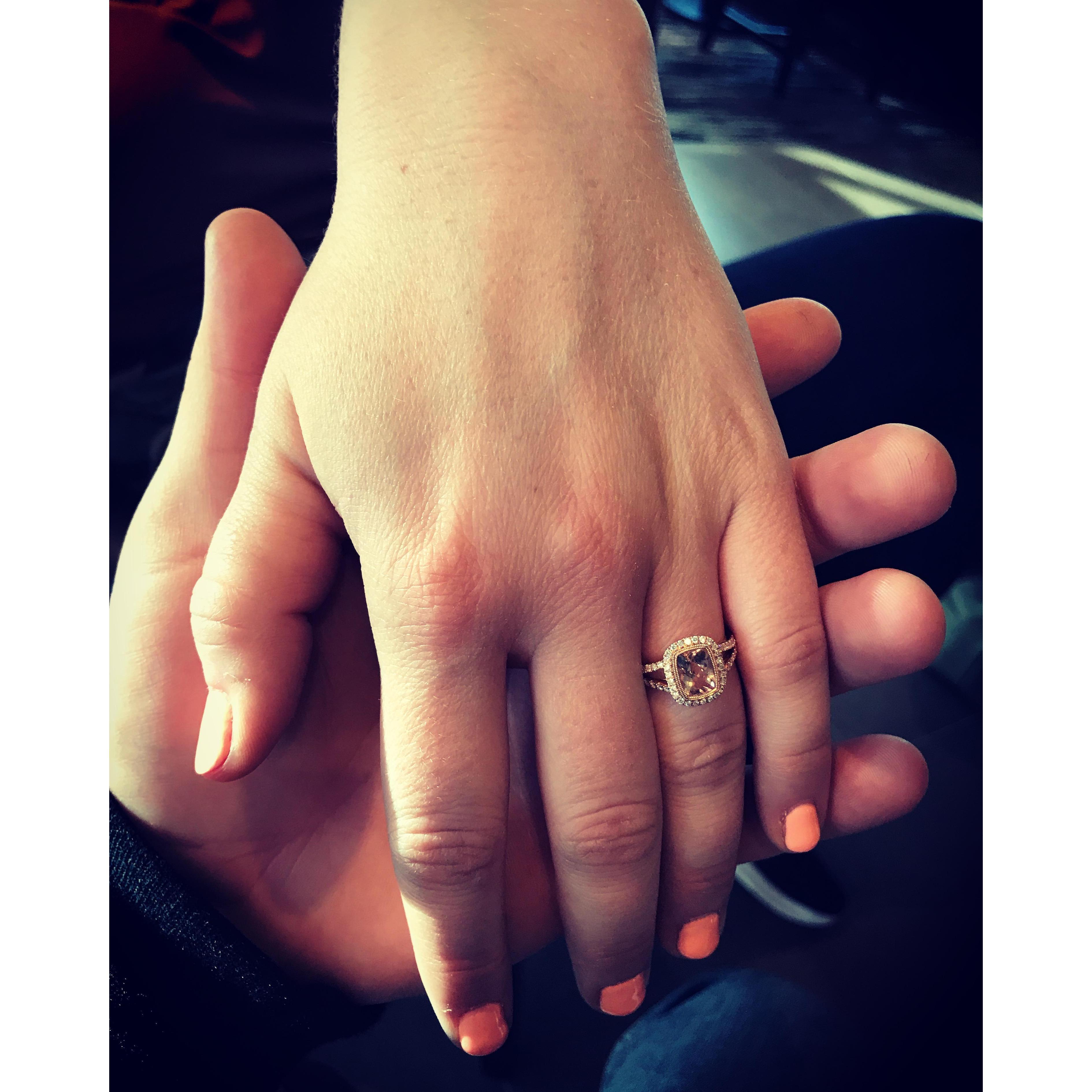 The next day after the proposal!