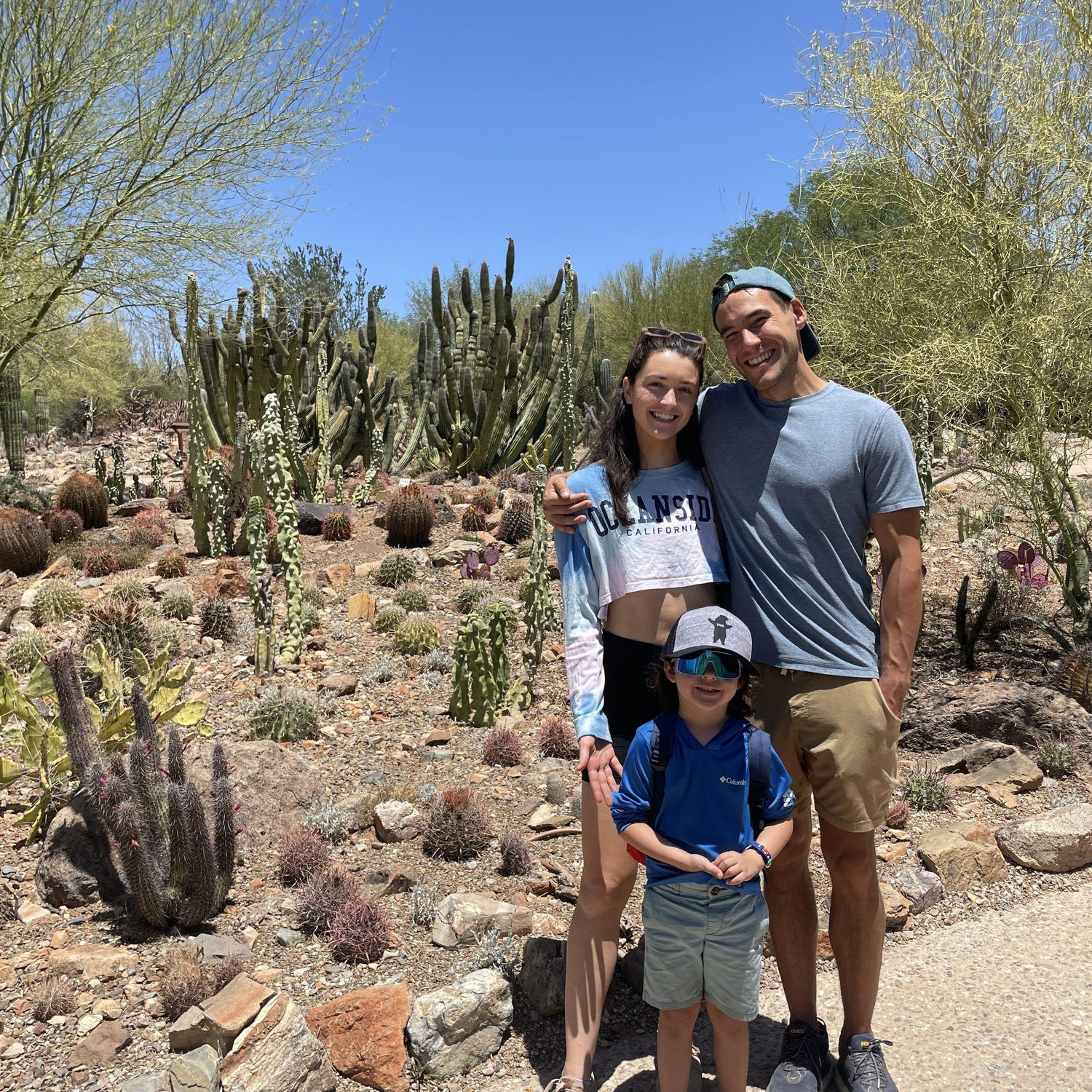 Making friends at the desert museum in Tucson, AZ.
