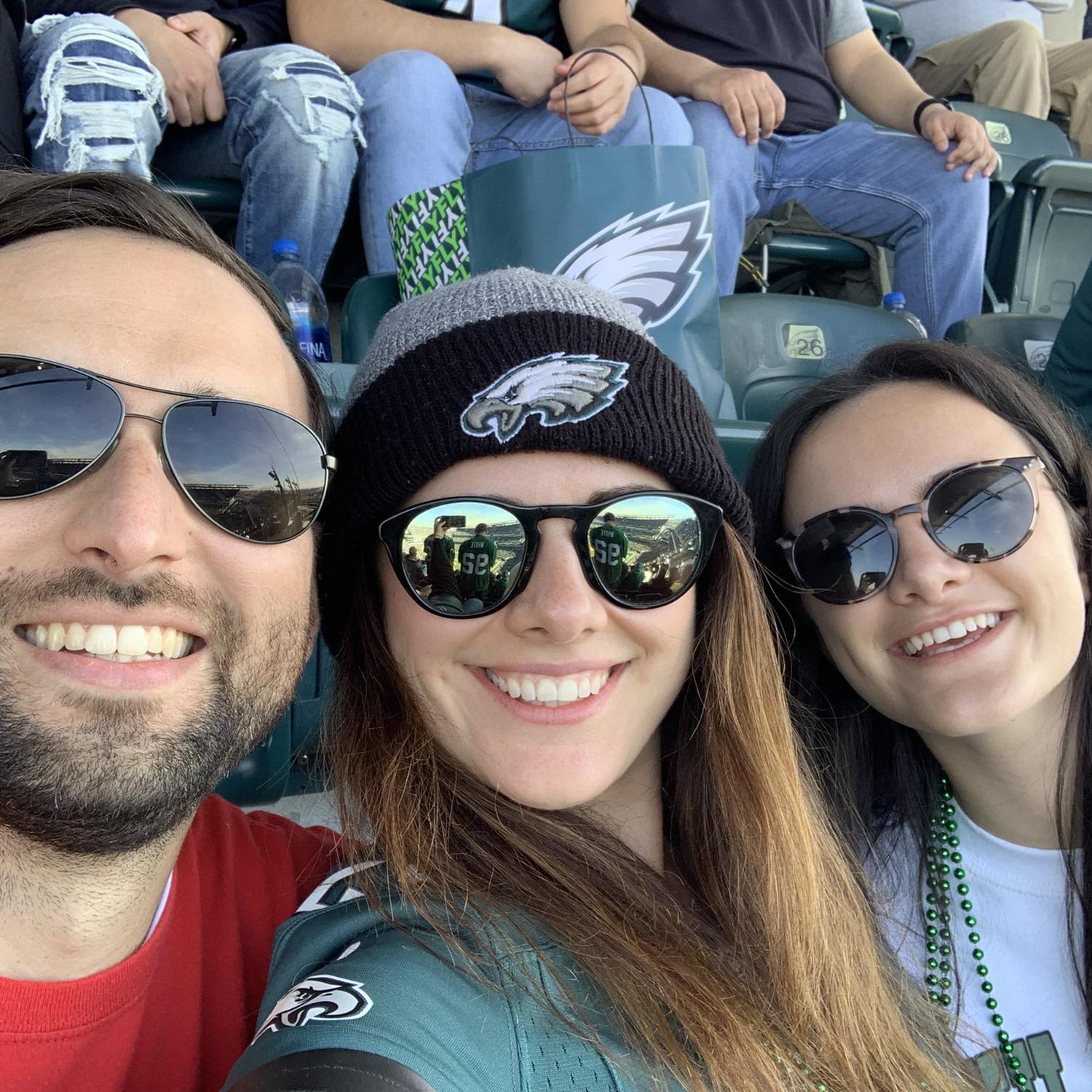 Eagles vs. Steelers game at the Linc - GO BIRDS!