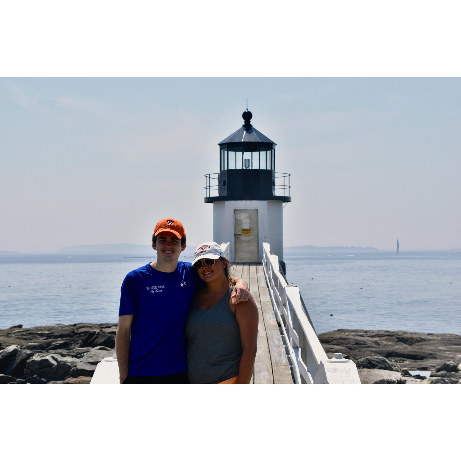 Samoset hike at the "Forrest Gump" lighthouse in Port Clyde, Maine