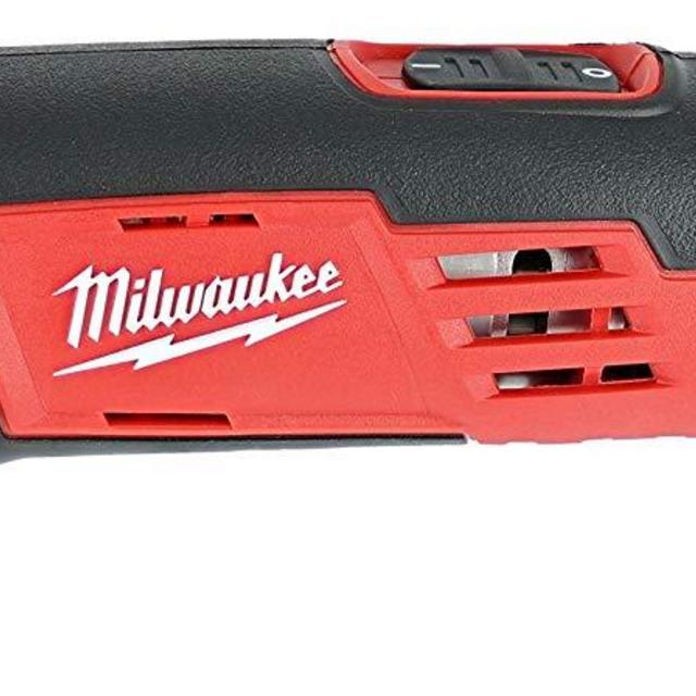 Milwaukee 2426-20 M12 12 Volt Redlithium Ion 20,000 OPM Variable Speed Cordless Multi Tool with Multi-Use Blade, Sanding Pad, and Multi-Grit Sanding Papers (Battery Not Included, Power Tool Only)