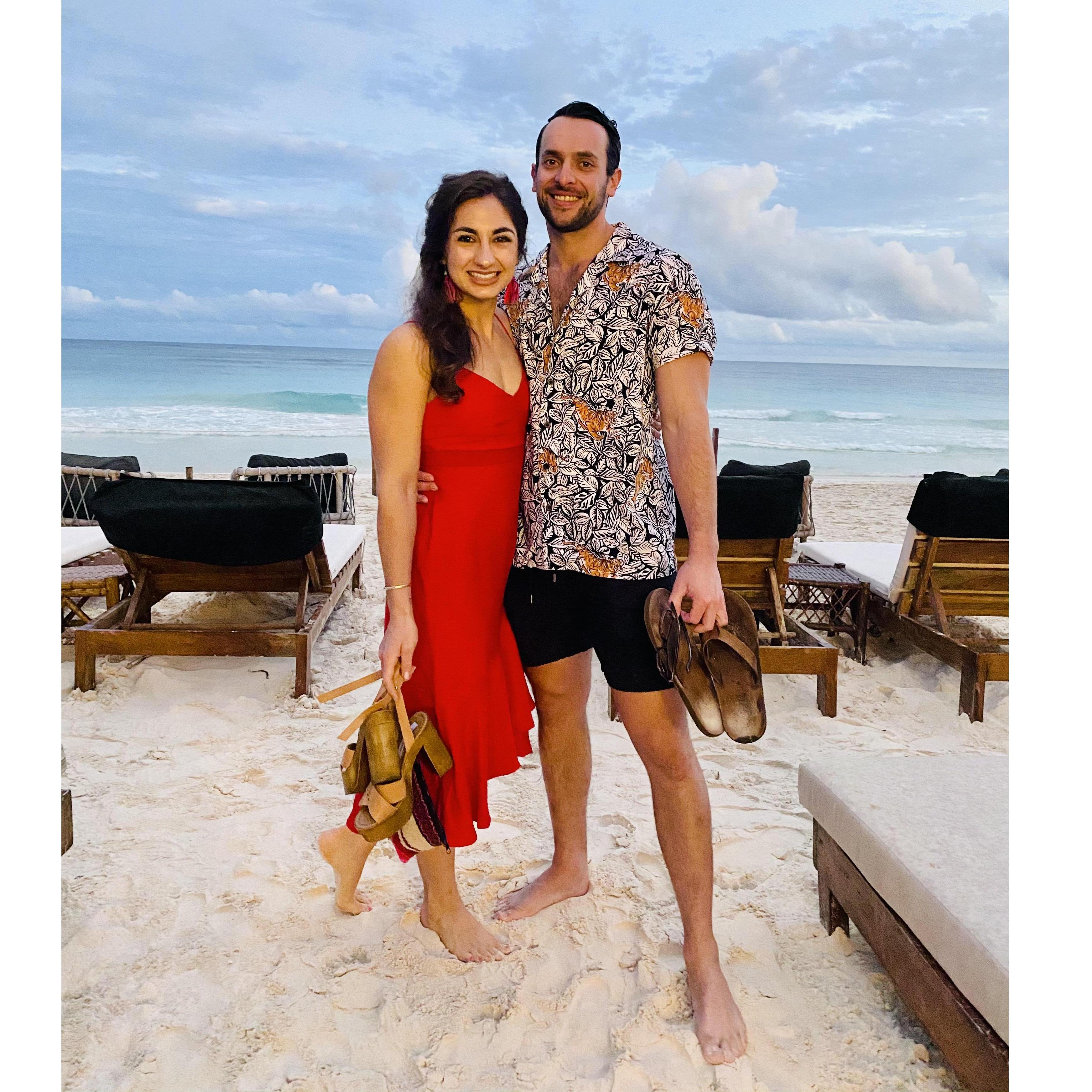 Our trip to Tulum - an "engagement-moon"