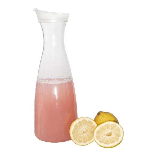 Modern 50 Oz Clear Plastic Water Pitcher for Fridge