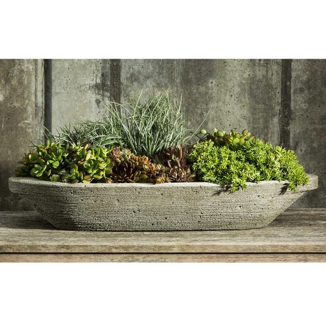 Campania Barca Planter in Alpine Stone