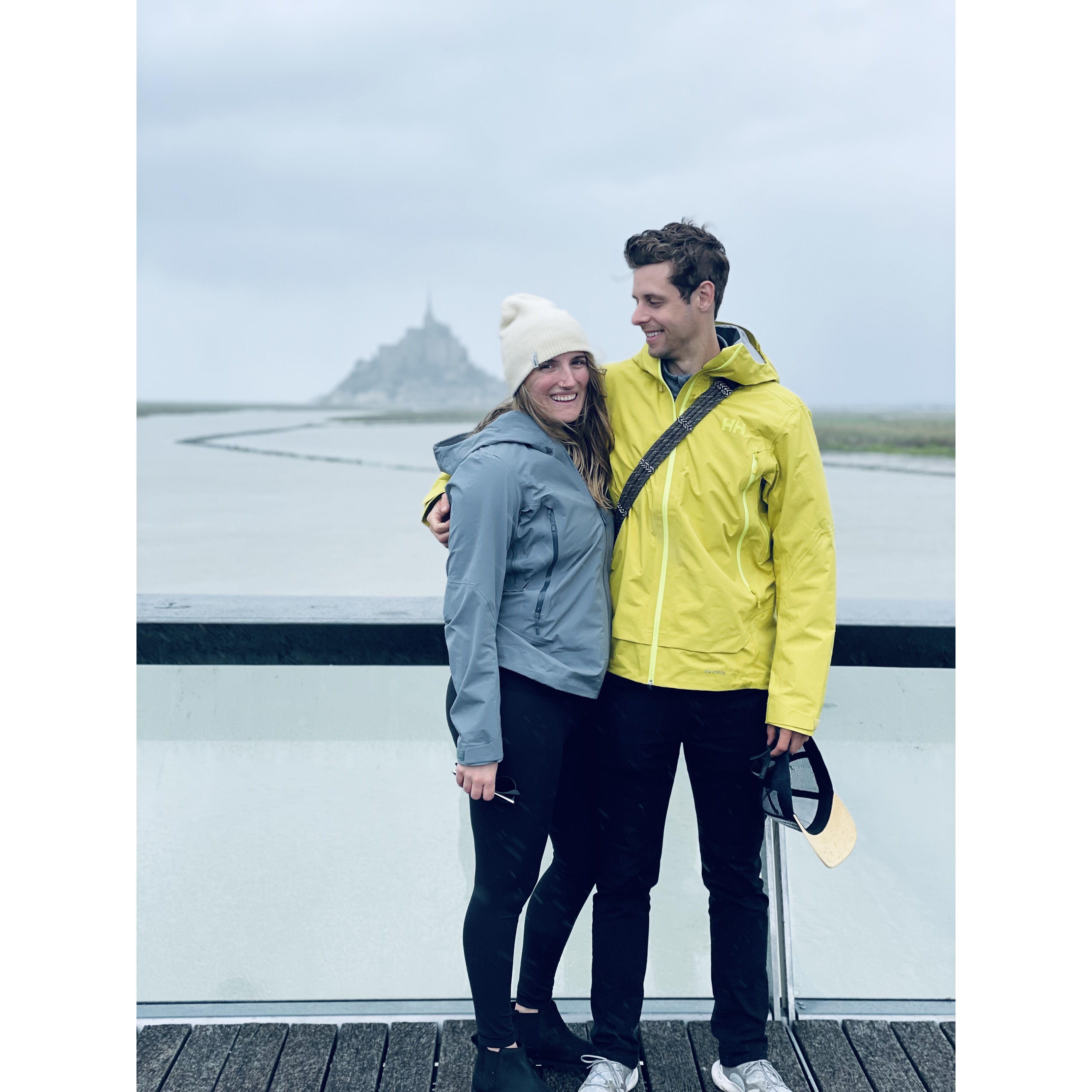 Our first trip abroad together in France.