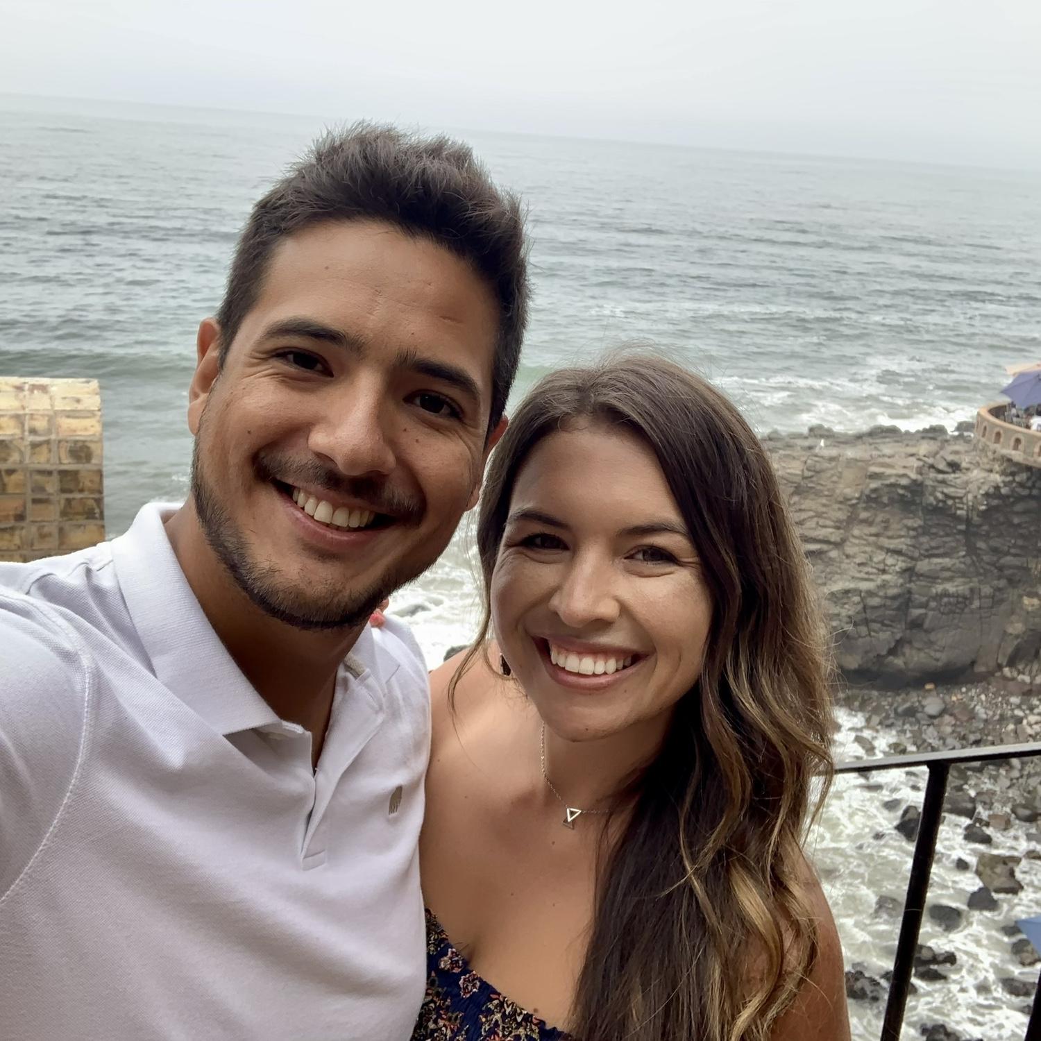 At Los Portales restaurant in Rosarito, Mexico.