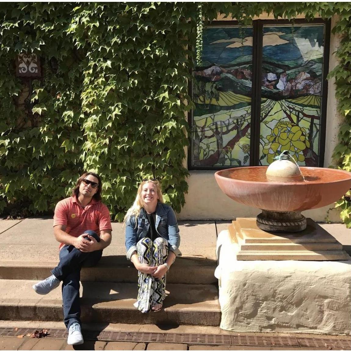 Taylor took the 1st photographic evidence of us dating - Napa, CA - 2017