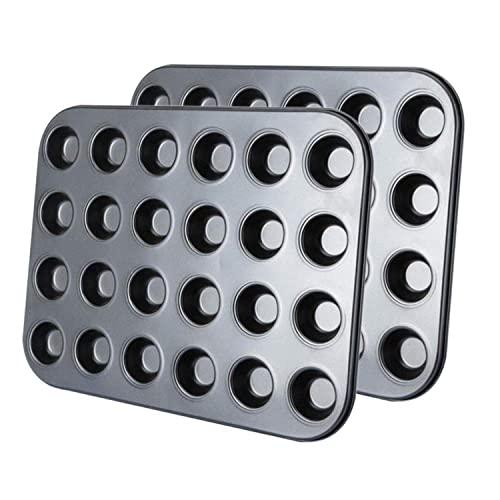 Bruntmor Premium Cast Iron 7-cup Biscuit Pan, Non-stick Black : Target