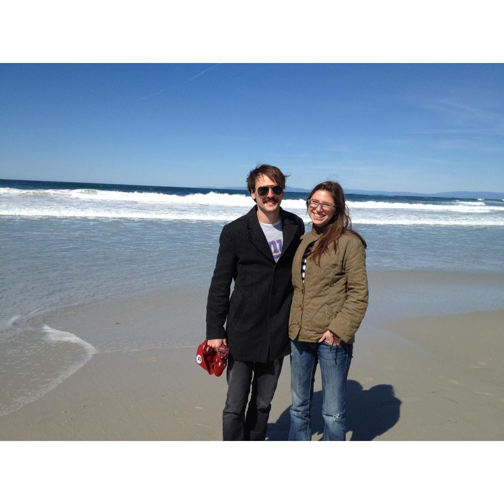 Cold beach days in Cali