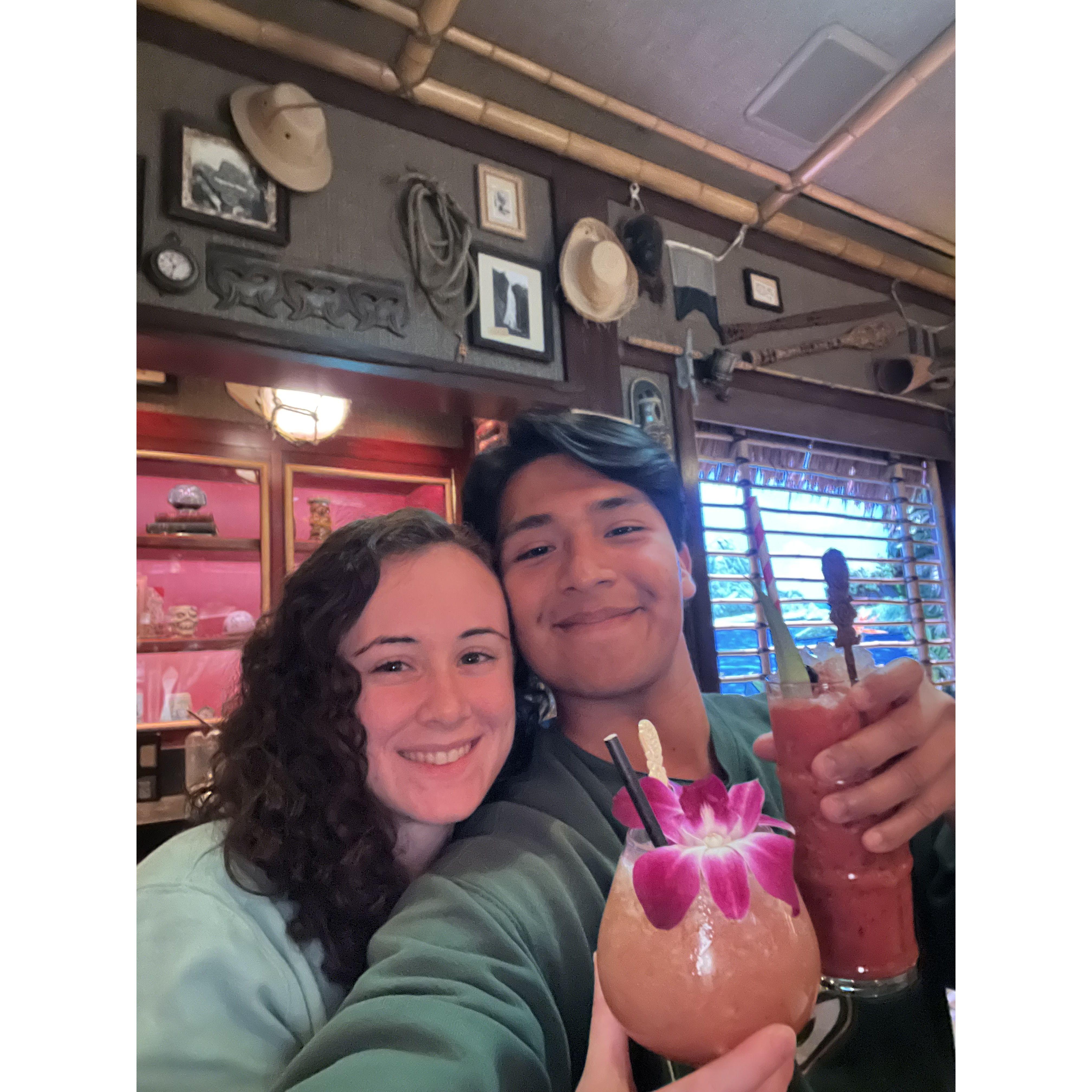 Trader Sam's Enchanted Tiki Bar at the Disneyland Hotel, February 2023