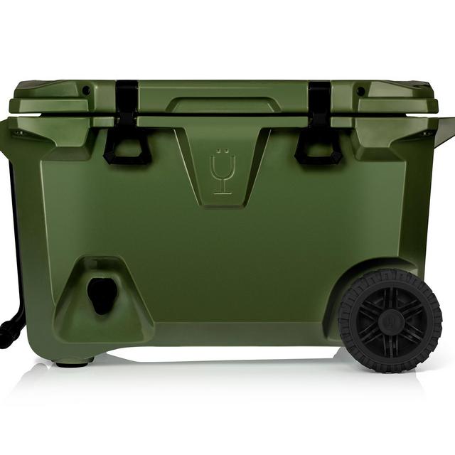 BrüTank 55-Quart Rolling Cooler OD Green