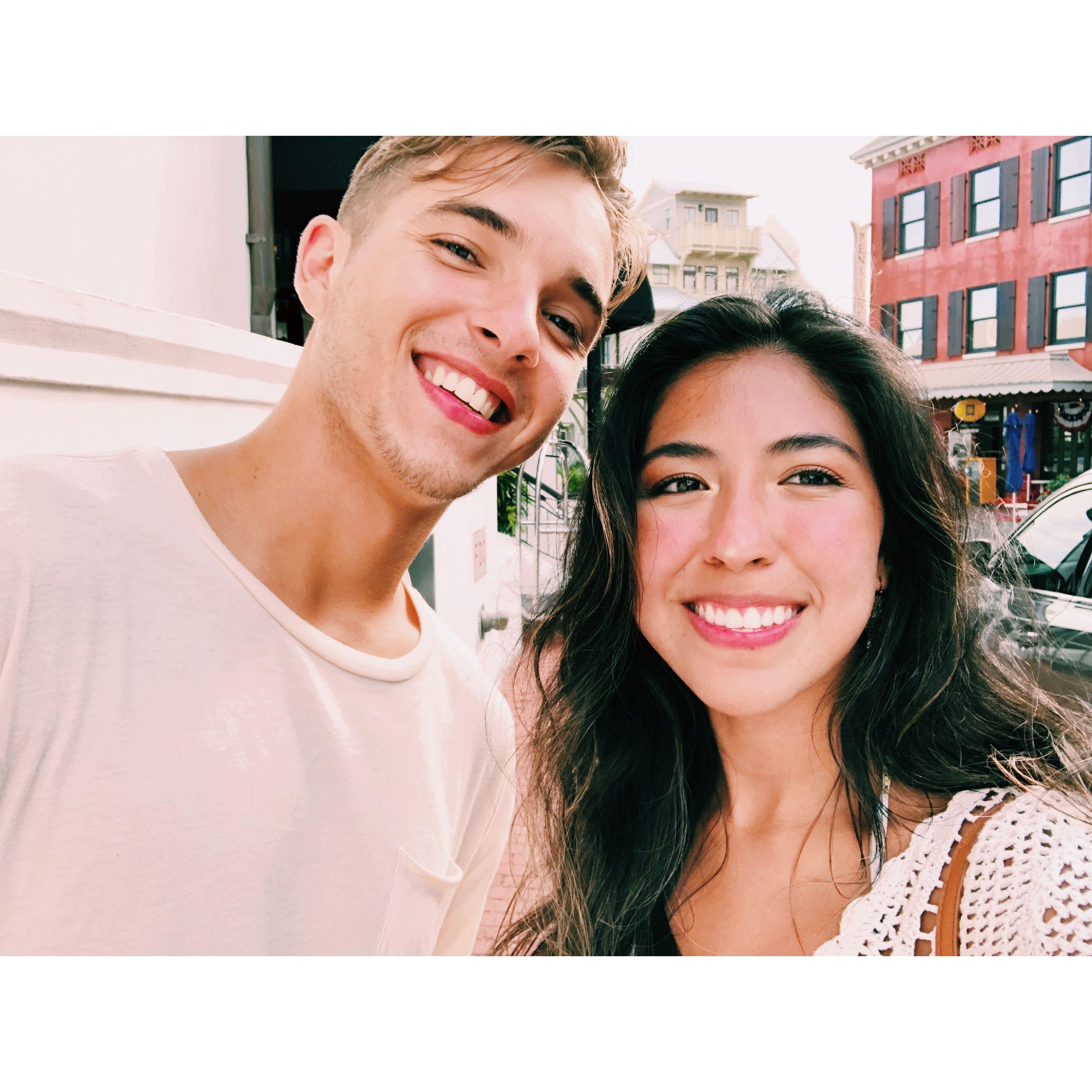 The trip that brought us together. In the middle of the ocean, Adam told Yuli he liked her.