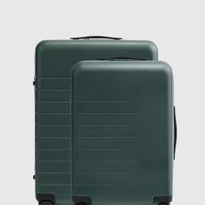 Carry-On & Medium Check-In Suitcase Bundle - Dark Green