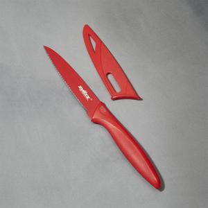 Zyliss ® Serrated Red 4" Paring Knife