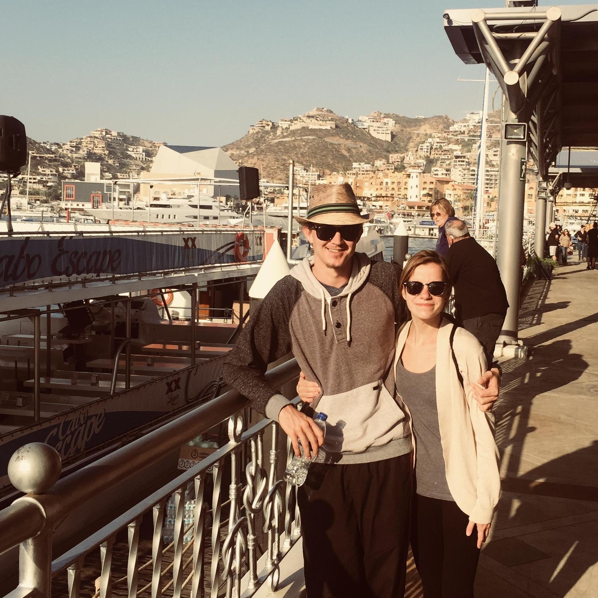 Our first time out of the country! So thankful to enjoy Cabo together!