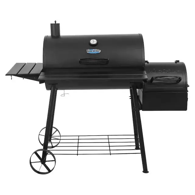 King-Griller Smokin' Ace 30-in Black Barrel Charcoal Grill