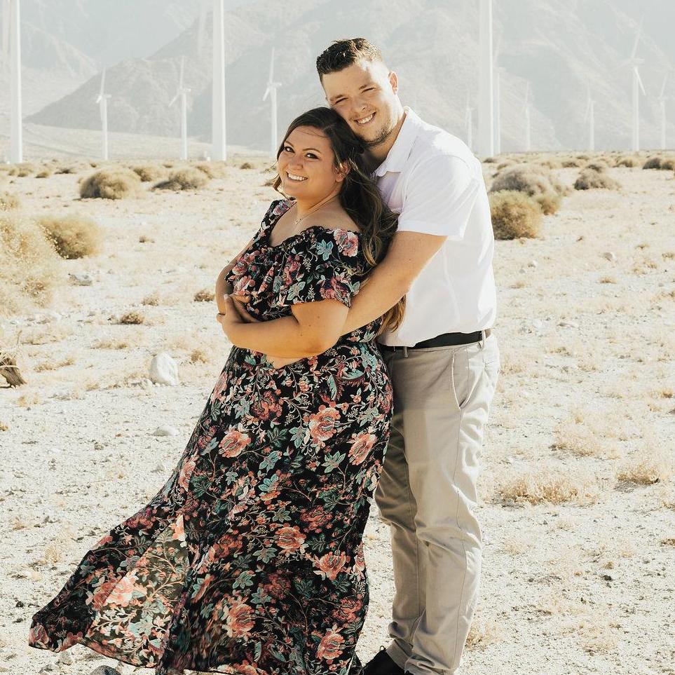 One of our last shots from our engagement shoot with our wedding photographer, Maya Lora
(mayaloraphoto.com)