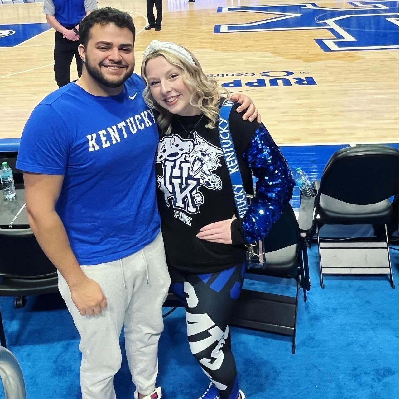 This house will never be divided- Go Cats, always! We managed to catch a game in Coach Pope's inaugural season. Here's to #9!