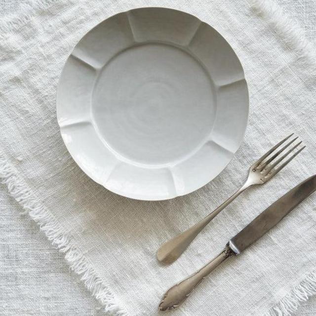 RW GUILD ENZYME WASHED LINENS PLACEMAT in white