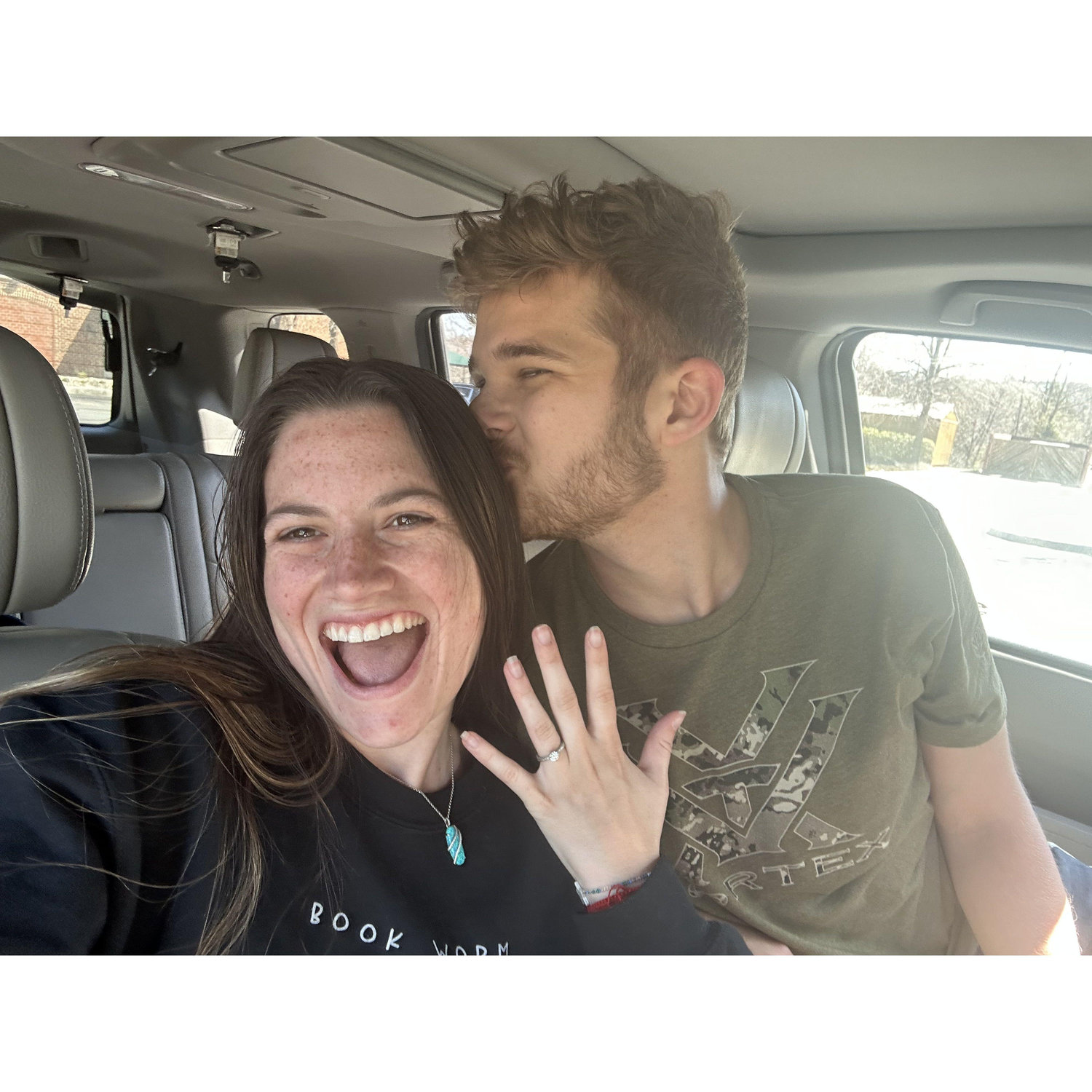 The day we got engaged!