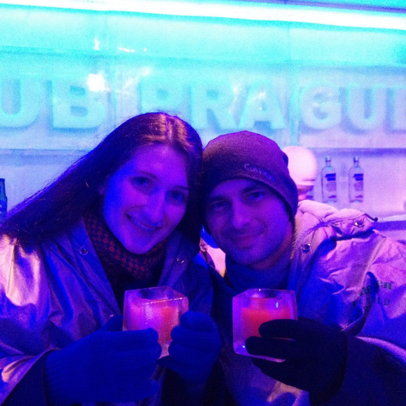 ice bar in Prague