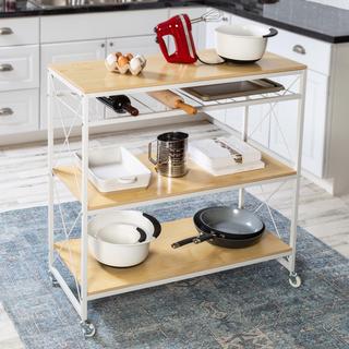 4-Tier Rolling Kitchen Island