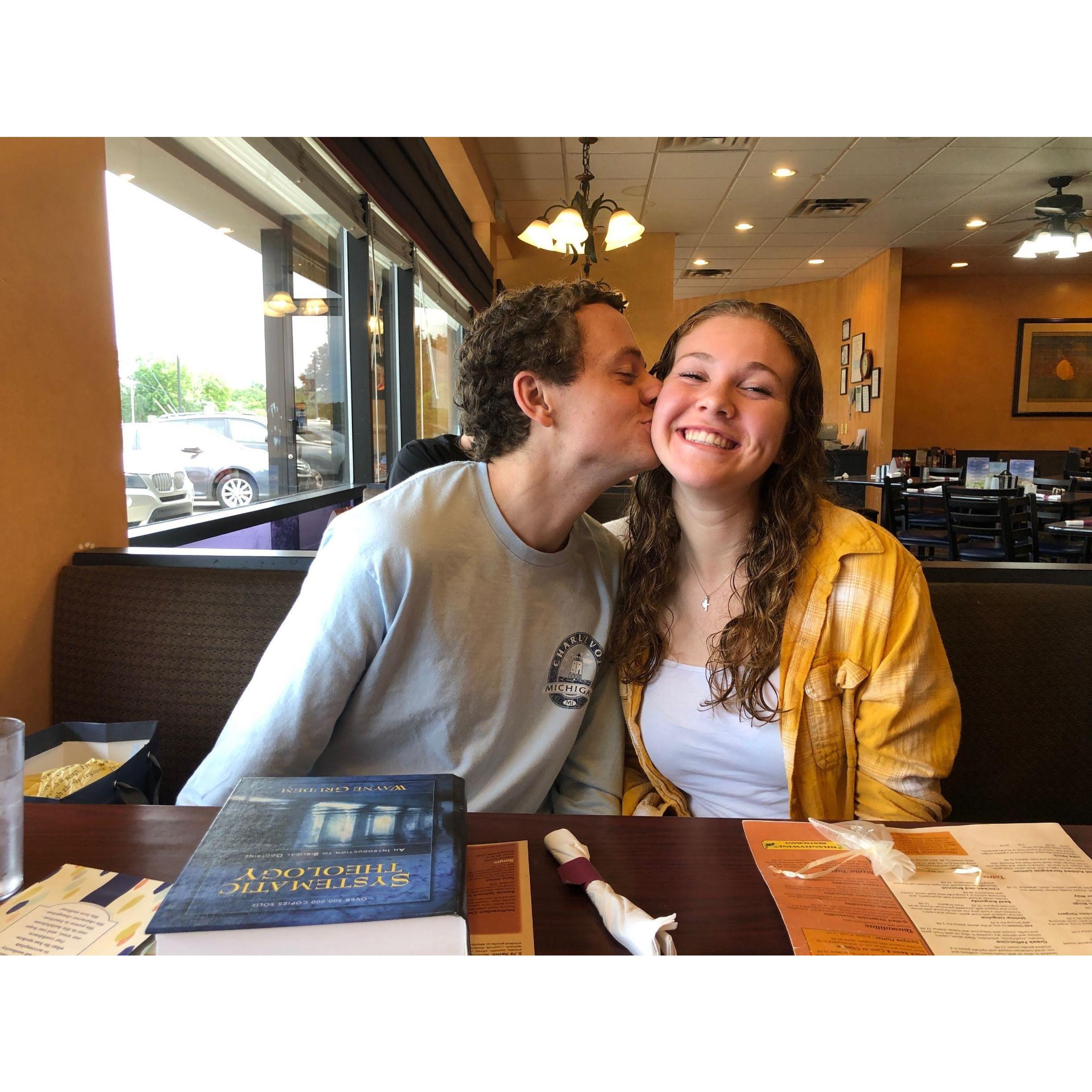 julia came to visit parker in june 2019 before heading off to the Dominican Republic for the summer. this was when we first started to really consider if this could be it