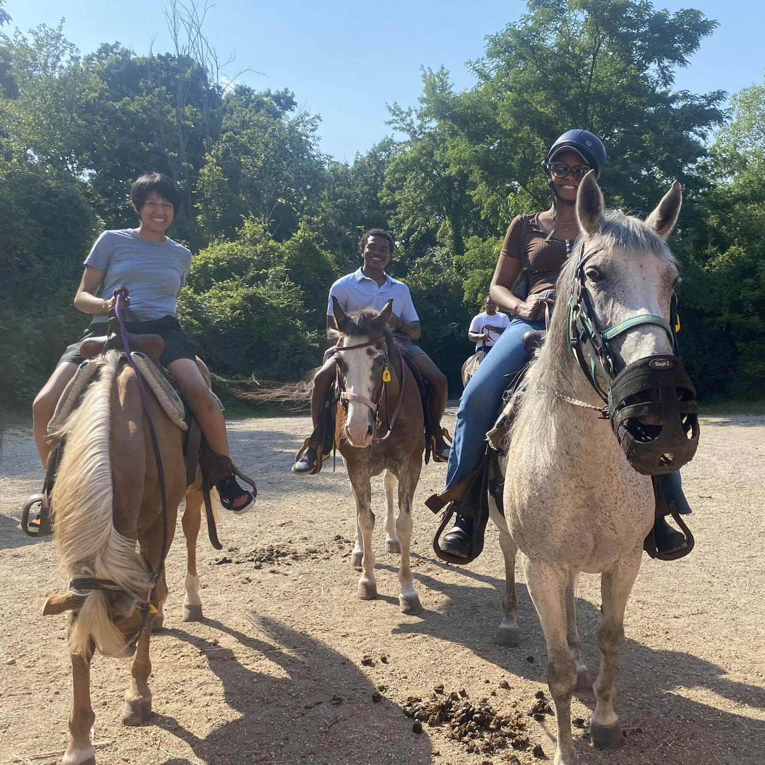 First time horseback riding!